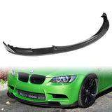 2008-2013 BMW E90 E92 E93 M3 Carbon Look 3-Piece Front Bumper Body Spoiler Splitter Lip Kit