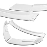 2008-2013 BMW E90 E92 E93 M3 Painted White 3-Piece Front Bumper Body Spoiler Splitter Lip Kit