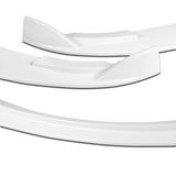 2008-2013 BMW E90 E92 E93 M3 Painted White 3-Piece Front Bumper Body Spoiler Splitter Lip Kit