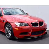 2008-2013 BMW E90 E92 E93 M3 Unpainted Matte Black 3-Piece Front Bumper Body Spoiler Splitter Lip Kit