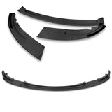 2008-2013 BMW E90 E92 E93 M3 Unpainted Matte Black 3-Piece Front Bumper Body Spoiler Splitter Lip Kit