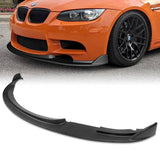 2008-2013 BMW E90 E92 E93 M3 Unpainted Matte Black 3-Piece Front Bumper Body Spoiler Splitter Lip Kit