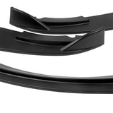 2008-2013 BMW E90 E92 E93 M3 Unpainted Matte Black 3-Piece Front Bumper Body Spoiler Splitter Lip Kit