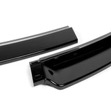 2007-2009 Infiniti G35 G37 4DR GT-Style Painted Black 3-Piece Front Bumper Body Spoiler Splitter Lip Kit