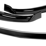 2007-2009 Infiniti G35 G37 4DR GT-Style Painted Black 3-Piece Front Bumper Body Spoiler Splitter Lip Kit