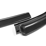2007-2009 Infiniti G35 G37 4DR GT-Style Carbon Look 3-Piece Front Bumper Body Spoiler Splitter Lip Kit