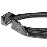 2007-2009 Infiniti G35 G37 4DR GT-Style Carbon Look 3-Piece Front Bumper Body Spoiler Splitter Lip Kit