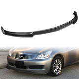 2007-2009 Infiniti G35 G37 4DR GT-Style Carbon Look 3-Piece Front Bumper Body Spoiler Splitter Lip Kit