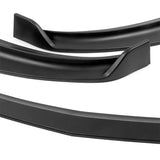 2007-2009 Infiniti G35 G37 4DR GT-Style Unpainted Matte Black 3-Piece Front Bumper Body Spoiler Splitter Lip Kit