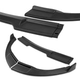 2003-2007 Infiniti G35 Coupe GT-Style Unpainted Matte Black 3-Piece Front Bumper Body Spoiler Splitter Lip Kit