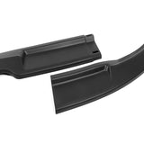 2003-2007 Infiniti G35 Coupe GT-Style Unpainted Matte Black 3-Piece Front Bumper Body Spoiler Splitter Lip Kit
