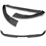 2003-2007 Infiniti G35 Coupe GT-Style Unpainted Matte Black 3-Piece Front Bumper Body Spoiler Splitter Lip Kit