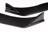 2019-2021 Mazda 6 Atenza Carbon Look 3-Piece Front Bumper Body Spoiler Splitter Lip Kit