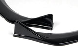 2019-2021 Mazda 3 Mazda3 Painted Black 3-Piece Front Bumper Body Spoiler Splitter Lip Kit