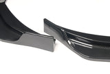 2019-2021 Chevrolet Malibu Carbon Style 3-Piece Front Bumper Body Spoiler Splitter Lip Kit