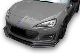 For 2017-2020 Subaru BRZ JDM CS-Style Carbon Look Front Bumper Body Spoiler Lip 3 pcs with Phone Neck Strap