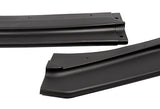 For 2017-2020 Subaru BRZ JDM CS-Style Matte Black Front Bumper Body Spoiler Lip 3 pcs