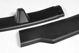 2009-2011 BMW E90 Sedan 3-Series Unpainted Matte Black 3-Piece Front Bumper Body Spoiler Splitter Lip Kit with Free Gift