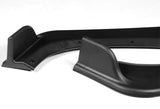 2009-2011 BMW E90 Sedan 3-Series Unpainted Matte Black 3-Piece Front Bumper Body Spoiler Splitter Lip Kit with Free Gift
