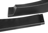 2012-2014 Mercedes C-Class W204 Unpainted Matte Black 3-Piece Front Bumper Body Spoiler Splitter Lip Kit