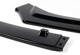 2018-2021 Infiniti Q50 Premium Painted Black 3-Piece Front Bumper Body Spoiler Splitter Lip Kit