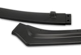 2018-2021 Infiniti Q50 Premium Unpainted Matte Black 3-Piece Front Bumper Body Spoiler Splitter Lip Kit