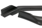 2018-2021 Infiniti Q50 Premium Unpainted Matte Black 3-Piece Front Bumper Body Spoiler Splitter Lip Kit with Screw Bolt Cap Set