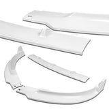 2020 - 2025 Tesla Model Y Painted White 3-Piece Front Bumper Body Spoiler Splitter Lip Kit