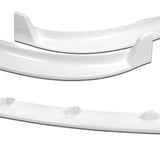 2020 - 2025 Tesla Model Y Painted White 3-Piece Front Bumper Body Spoiler Splitter Lip Kit