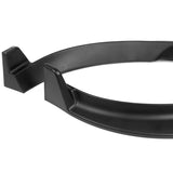 2020 - 2025 Tesla Model Y STP-Style Unpainted Black 3pcs Front Bumper Body Spoiler Splitter Lip Kit with 4 pcs Bolt Caps