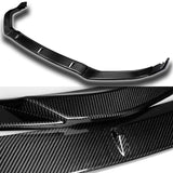 2016-2018 Nissan Maxima GT-Style Real Carbon Fiber 3-Piece Front Bumper Body Spoiler Splitter Lip Kit