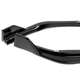 2013-2015 Lexus ES350 ES300h Painted Black 3-Piece Front Bumper Body Spoiler Splitter Lip Kit