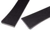 Universal 59" x 4" Carbon Look Side Skirt Extension Rocker Splitters Diffuser Lip 6pcs