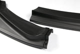 2014-2017 Honda Fit Unpainted Matte Black 3-Piece Front Bumper Body Spoiler Splitter Lip Kit