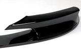 2012-2018 BMW M-Sport M-Tech Painted Black 2-Piece Front Bumper Body Spoiler Splitter Lip Kit