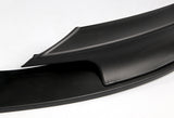2012-2018 BMW M-Sport M-Tech Unpainted Black 2-Piece Front Bumper Body Spoiler Splitter Lip Kit