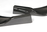 2011-2013 BMW 3-Series 2DR E92 E93 Real Carbon Fiber 3-Piece Front Bumper Body Spoiler Splitter Lip Kit