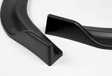 2006-2008 Honda Civic 4DR JDM CS-Style Unpainted Matte Black 3-Piece Front Bumper Body Spoiler Splitter Lip Kit