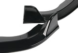 2018-2021 Honda Fit JDM Painted Black 3-Piece Front Bumper Body Spoiler Splitter Lip Kit