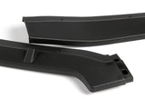 2012 Honda Civic 4DR JDM CS-Style Unpainted Matte Black 3-Piece Front Bumper Body Spoiler Splitter Lip Kit