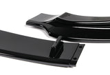2014-2019 BMW F32 F33 F36 4-Series B-Style M-Sport Painted Black 3-Piece Front Bumper Body Spoiler Splitter Lip Kit with Free Gift