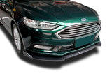 2017-2018 Ford Fusion/Mondeo Carbon Style 3-Piece Front Bumper Body Spoiler Splitter Lip Kit Keychain Set