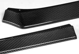 2013-2016 Subaru BRZ CS-Style Real Carbon Fiber 3-Piece Front Bumper Body Spoiler Splitter Lip Kit