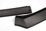 2013-2016 Subaru BRZ JDM CS-Style Unpainted Black 3-Piece Front Bumper Body Spoiler Splitter Lip Kit with Logo Keychain / Lanyard