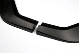 2013-2016 Subaru BRZ JDM CS-Style Unpainted Black 3-Piece Front Bumper Body Spoiler Splitter Lip Kit with Logo Keychain / Lanyard