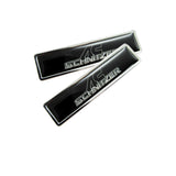 2 pcs Luxury Auto Body Fender Metal Emblem Badge Sticker Decal For AC SCHNITZER BMW New