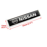 2PCS Luxury Auto Body Fender Metal Emblem Badge Sticker Decal For NISSAN New