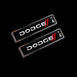 2 pcs Luxury Auto Body Fender Metal Emblem Badge Sticker Decal For DODGE with Red// New