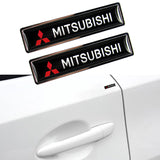 Luxury NEW Auto Car Body Fender Metal Badge For MITSUBISHI Sticker Decal 2PCS