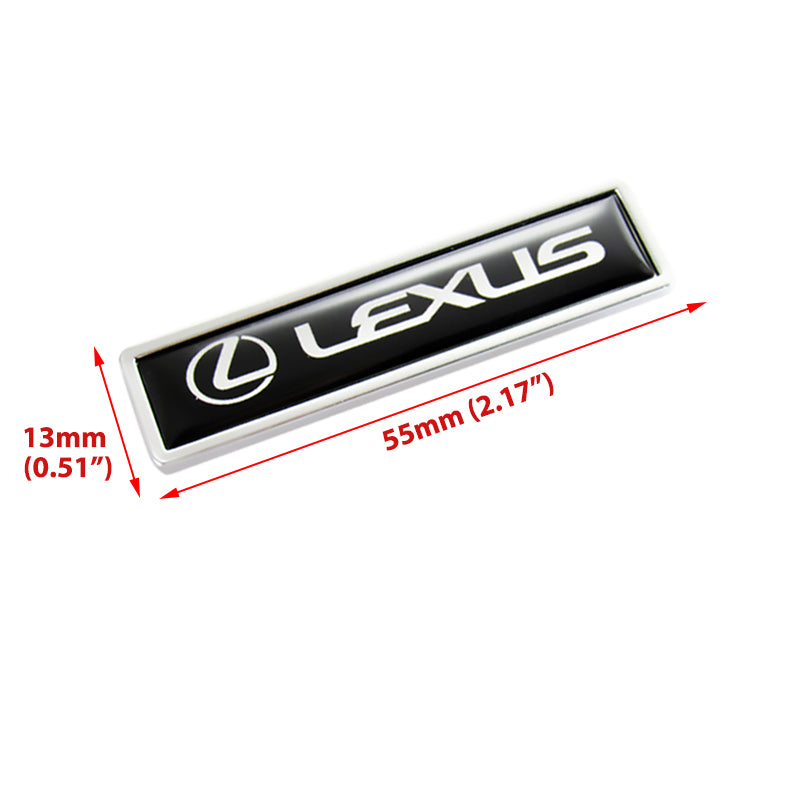 Lexus 2PC Luxury Auto Car Body Fender Metal Emblem Badge Sticker Decal ...